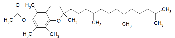Vitamine E Powder Structure